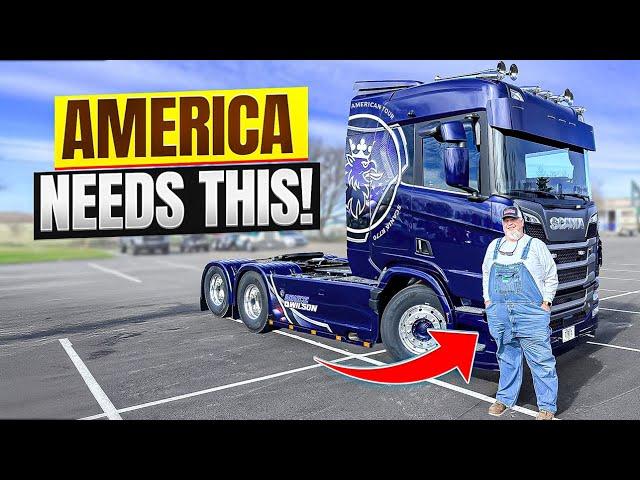 American Truckers Test Drive a Scania for the First Time!