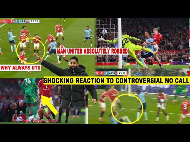 This is UNBELIEVABLE! It's Shameful SCANDALOUS! OMG! MAN UTD Robbed! CONTROVERSIAL NO CALL