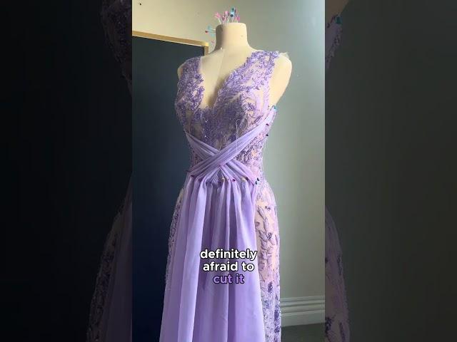 DIY Lavender Haze Dress: Easy Silk Chiffon Sewing Tutorial #FashionDIY #SewingProjects