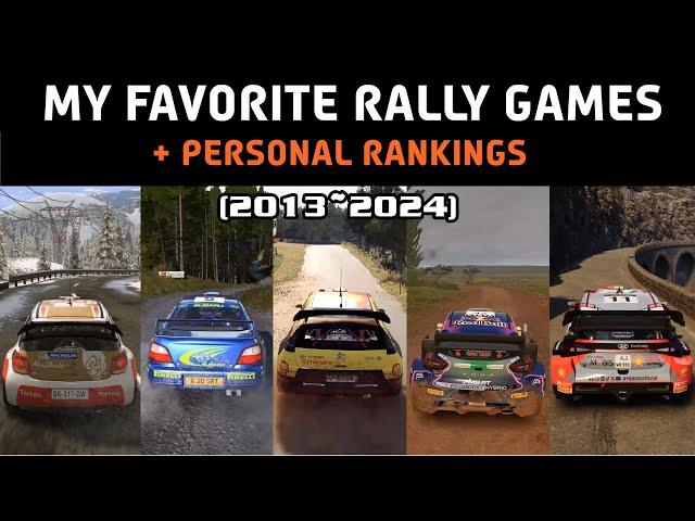 My favorite RALLY games and Personal Rankings (2013~2024 titles) (ENG SUB)