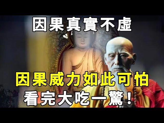 [洞見禪心] 因果真實不虛, 因果的威力到底有多可怕?  看完大吃一驚！ #洞見禪心 #佛禪 #佛門因果 #佛學 #禪