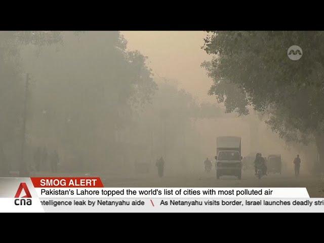 Pakistan blames 'winds from India' for record high air pollution in Lahore