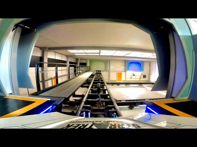 STAR TREK Roller Coaster: Operation Enterprise Front Row POV - Movie Park