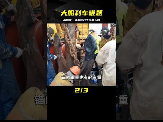 萬噸巨輪想剎車怎么辦？小小船錨如何把幾千倍大的船固定