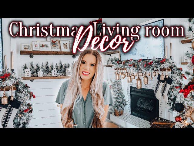 CHRISTMAS LIVING ROOM DECOR 2023| CHRISTMAS DECORATING IDEAS