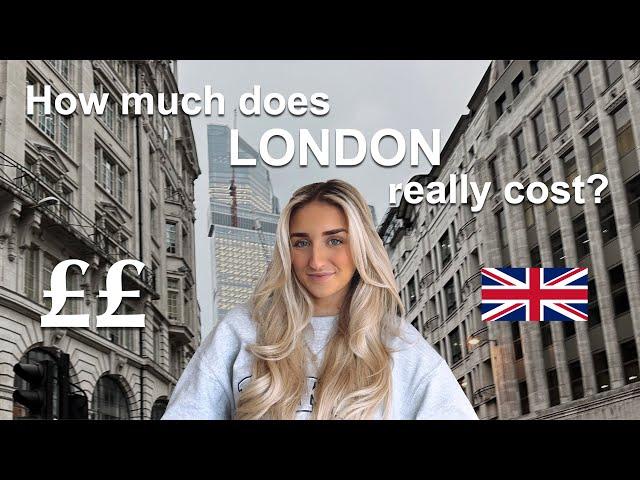 What I spend in a month as a 22 year old living in LONDON (2023)