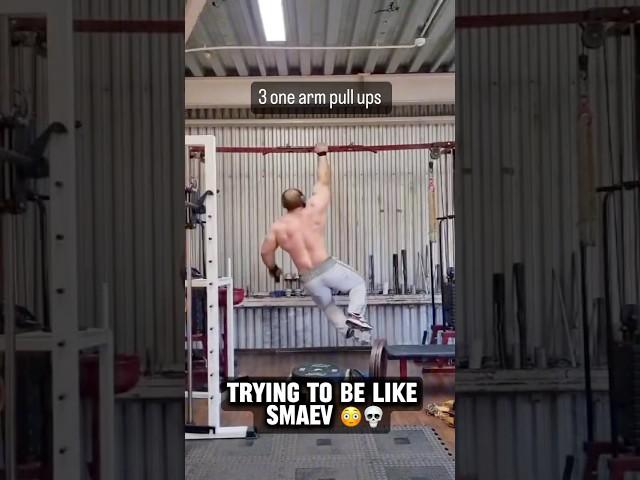 TRYING ANDREY SMAEV’S ONE ARM PULL UPS!!? 