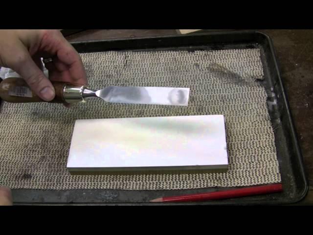 How to Sharpen a Chisel using Waterstones and a DMT Dia-Flat Lapping Plate