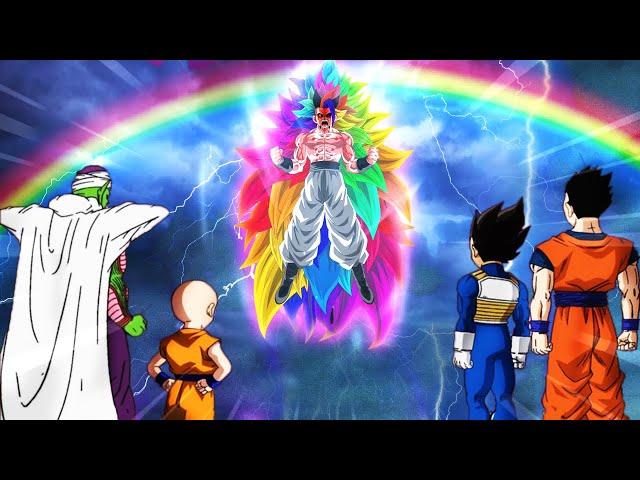 The Grandfather of Angels teaches Goku the Infinite Rainbow Form to kill traitorous kings