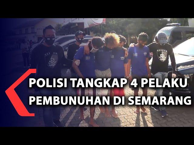 Polisi Tangkap 4 Pelaku Pembunuhan di Semarang