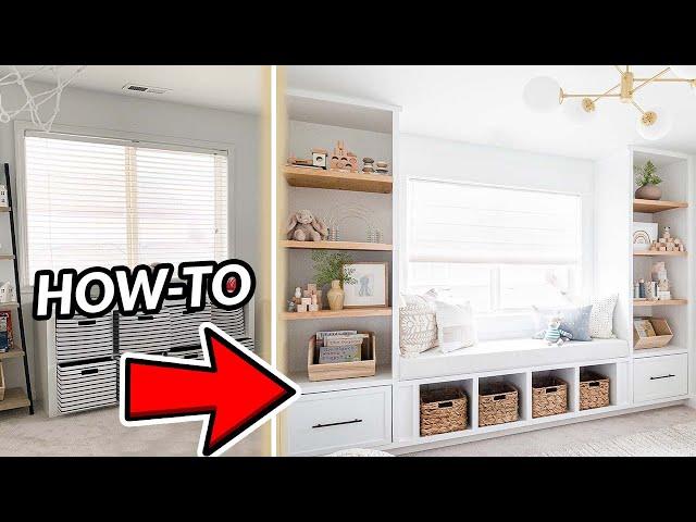 DIY BUILT-IN READING NOOK | NURSERY MAKEOVER