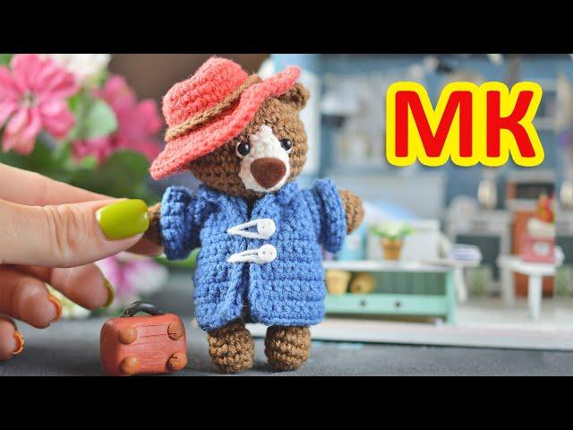 Вяжем медвежонка Паддингтона схема крючком