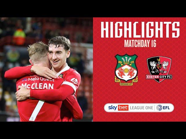 HIGHLIGHTS | Wrexham AFC vs Exeter City