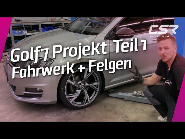 Golf 7 Tuningprojekt Teil 1 - Fahrwerk und Felgen