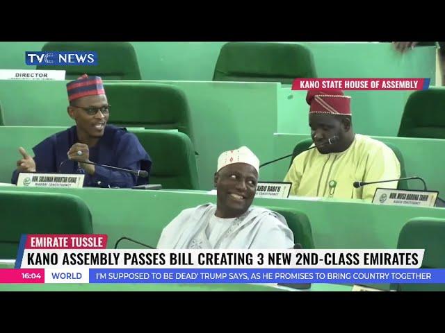 Kano Assembly Passes Bill To Create Second Class Emirates