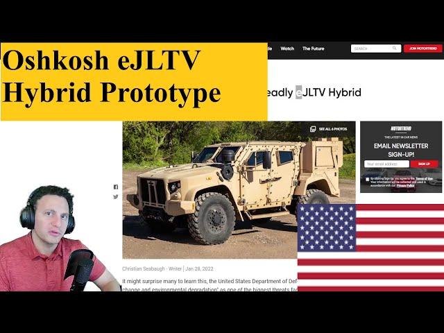 Oshkosh eJLTV Hybrid Prototype