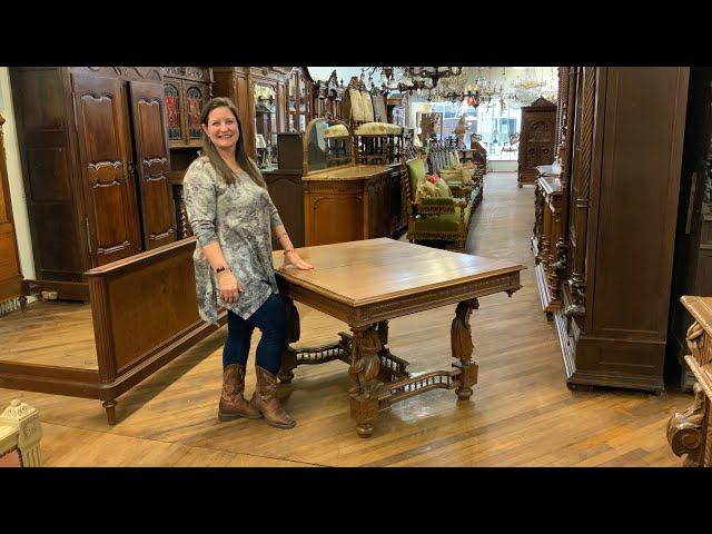 Charming Antique Brittany Style Table: A Timeless Piece for Your Home | EuroLuxHome.com