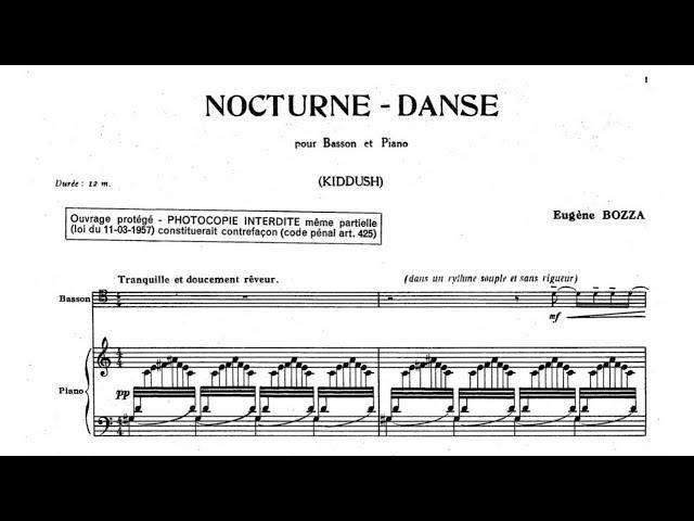 Eugène Bozza: Nocturne-danse (1967)