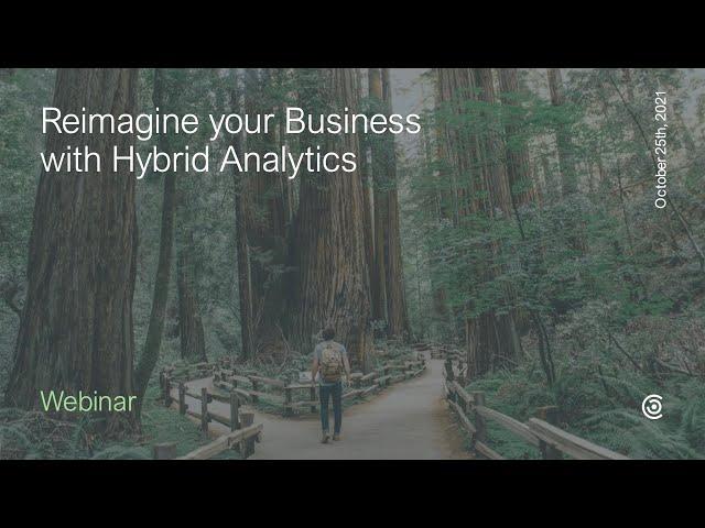 Clariba & SAP Webinar - "Reimagine your organization with SAP hybrid analytics", October 25th 2021