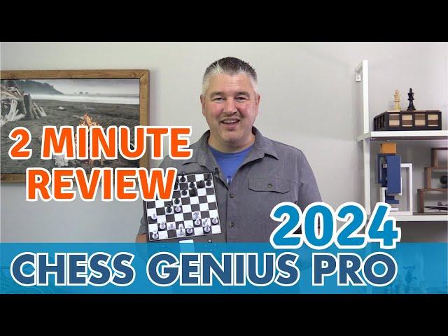 ChessGenius Pro 2024 - 2 Minute Review of Electronic Chess Computer by Millennium