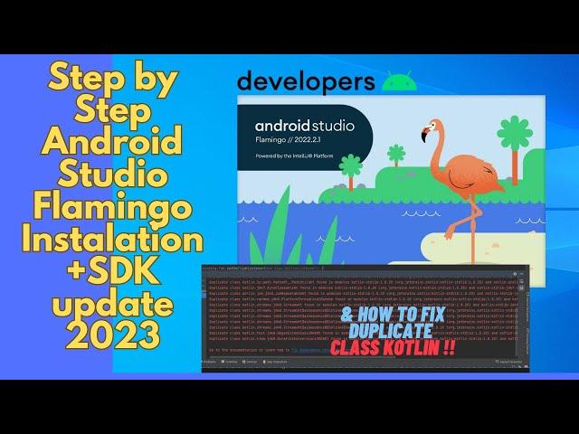 How to install Android Studio and SDK on Windows 10/11 - Flamingo Installation - 2023 Update.
