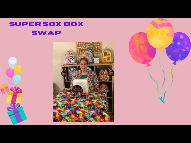 A Birthday Super Socks Box Swap hosted by Princess Adrian @RaisingADisneyPrincess