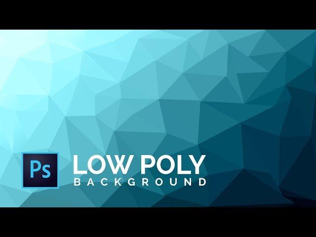 How to make a Cool Low Poly Background - Photoshop CS6,CC Tutorial (Background Design)
