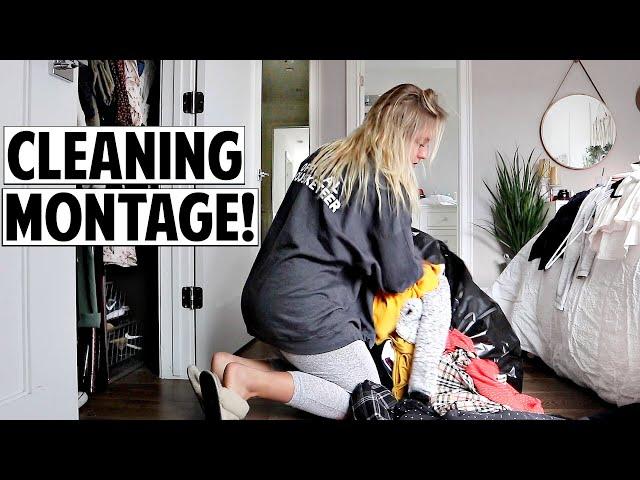 Massive Closest Cleaning Montage + Closet Tour! | Ashley Nichole