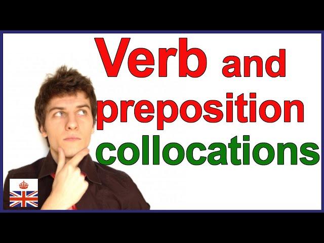 Verb and preposition collocations - English lesson