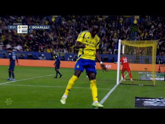 Sadio Mané Tonight SCORED TWO GOALS with Al Nassr vs Al Akhdoud | 1080i HD