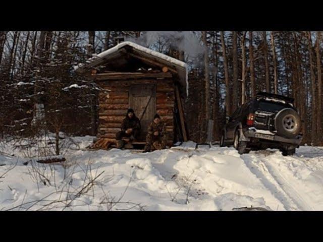 "Рыбалка двух Хорьков!"Часть 1.Или двухдневный отдых в лесу.Тайга.Изба. 2018!