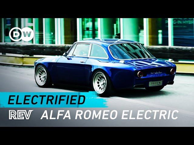 Giulia GT Electric amazing Alfa Romeo retromod EV - Exclusive drive and interview