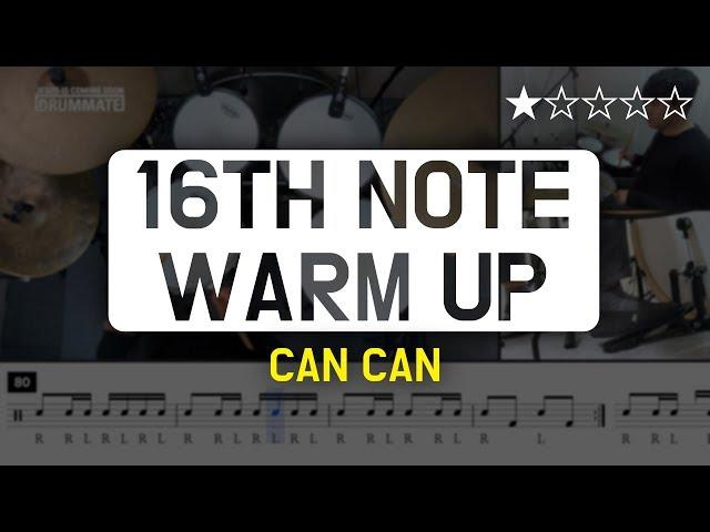 [Lv.02]  16TH NOTE  WARM-UP : CAN CAN  (칸칸 : 16분음표 워밍업) ()