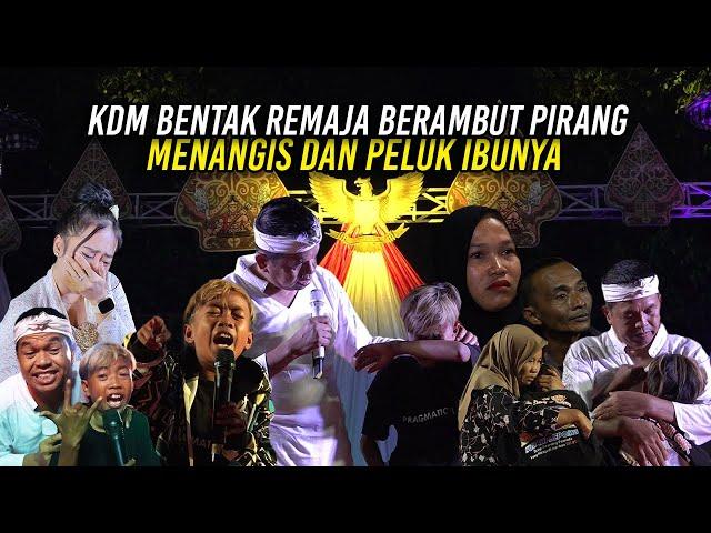 KDM BENT4K REMAJA BERAMBUT PIRANG SAMPAI MENANGIS DAN PELUK IBUNYA (COVER LAGU)