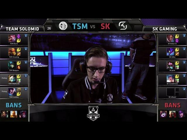 Team Solomid vs SK Gaming | Game 1 Group B S4 LOL World Championship 2014 Day 1 | TSM vs SK D1G2