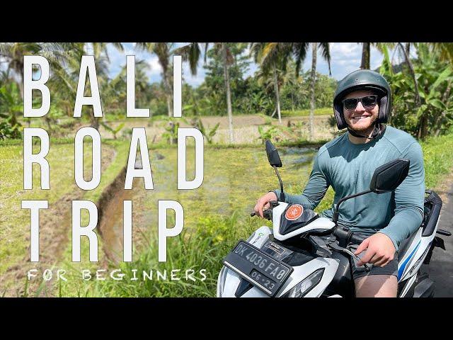 Bali Road Trip for MOTORBIKE BEGINNERS! ⎜Bali Waterfalls, Jungle, and more...