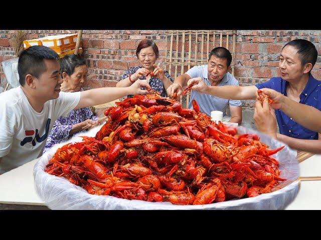 460 yuan 10kg lobster to make "spicy crayfish", eat together with the whole family, comfort!