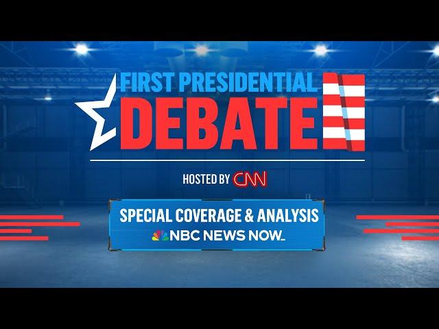 WATCH: Biden, Trump 2024 First Presidential Debate, Hosted by CNN