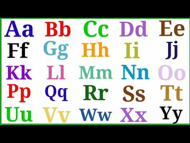 Aa Bb Cc Dd || Capital & Small Letter || English Alphabet letter || A to Z || abcd || ABCD ||