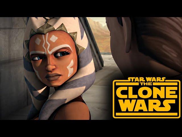 Ahsoka Tano meets Lux Bonteri on Raxus Secundus [FULL HD] | Star Wars: The Clone Wars Scene