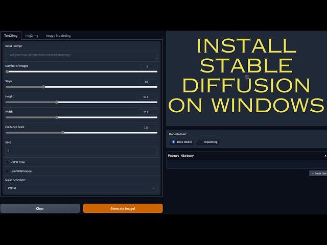 Installing Stable Diffusion & Hugging Face Models on Windows Tutorial!