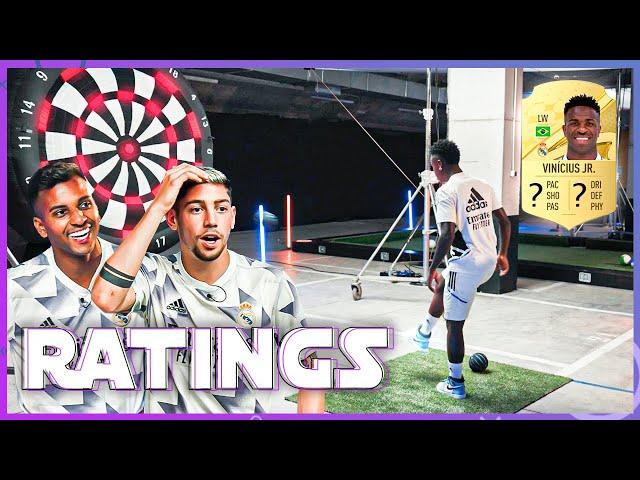 FIFA 23 RATINGS CHALLENGE | Rodrygo/Fede vs Vini Jr/Tchouameni | Real Madrid