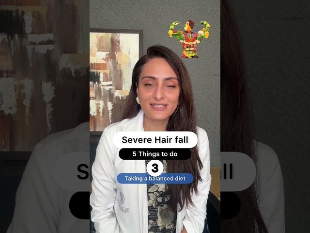 Hair fall | 5 things to do | dermatologist suggests | Dr. Aanchal Panth