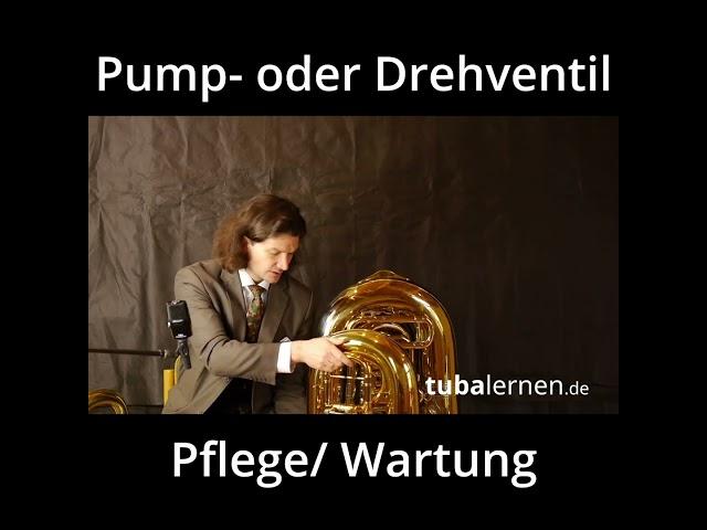 Was braucht mehr Pflege? Pump- oder Drehventile? #tuba #tubalernen #musik #blasmusik #brass