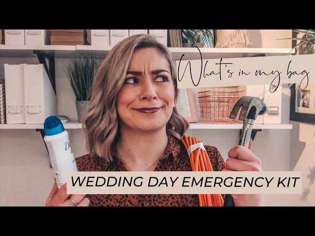 WEDDING PLANNER KIT BAG (wedding day emergency kit)