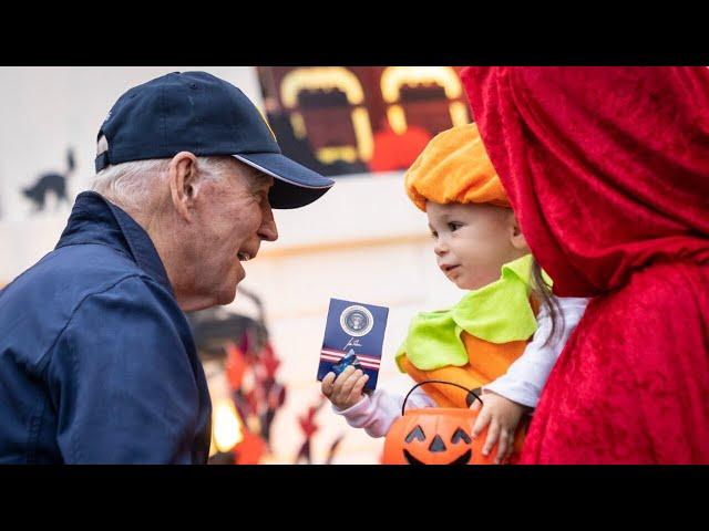 Joe Biden hosts trick or treat event at The White House