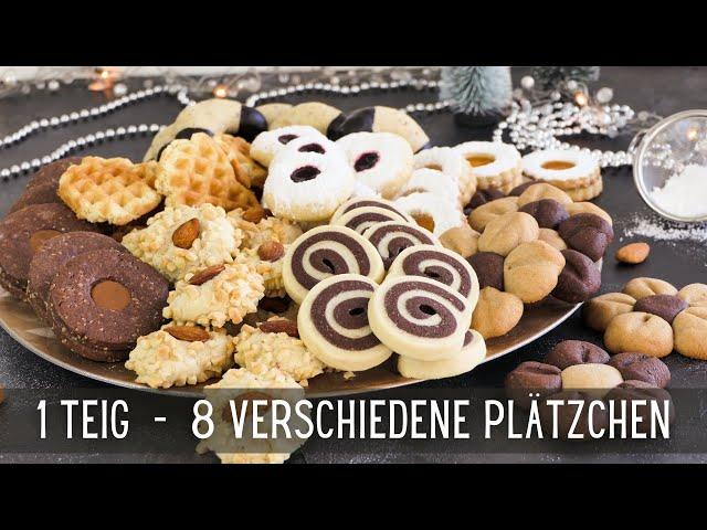 1 dough 8 cookies | colorful cookie plate