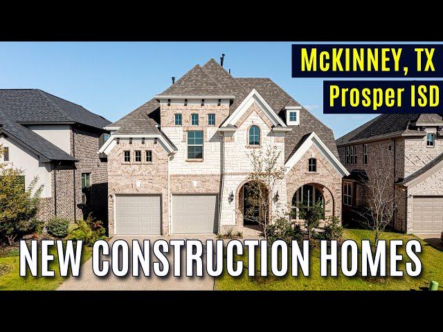 INSIDE A NEW HOME IN McKINNEY TX WITH PROSPER ISD. 5 BD, 4BA, GAME, MEDIA, 3295 SQ FT