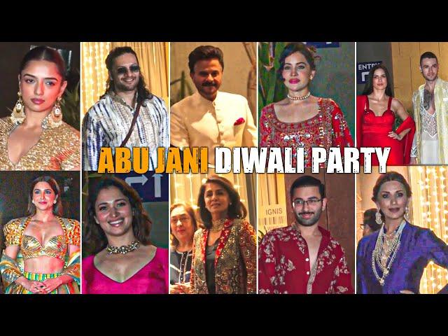 Anil Kapoor, Sonali Bendre, Ibrahim Ali Khan, Orry, Karishma Tanna & Others At ABU-JANI Diwali Bash