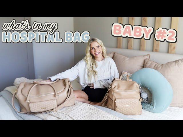 WHAT'S IN MY HOSPITAL BAG FOR BABY #2 / LABOR & DELIVERY! / Caitlyn Neier